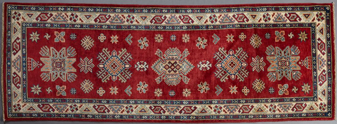 Uzbek Kazak Runner, 2' 8 x 7' 6.: Uzbek Kazak Runner, 2' 8 x 7' 6.