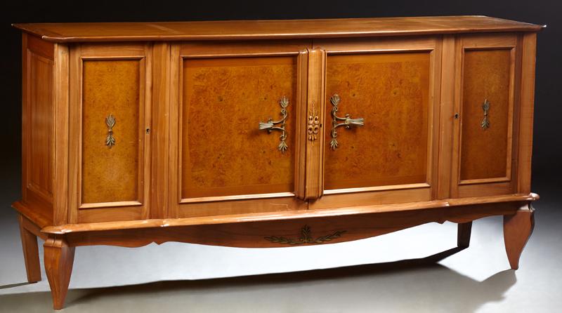 French Art Nouveau Ormolu Mounted Carved Cherry (1 of 1)