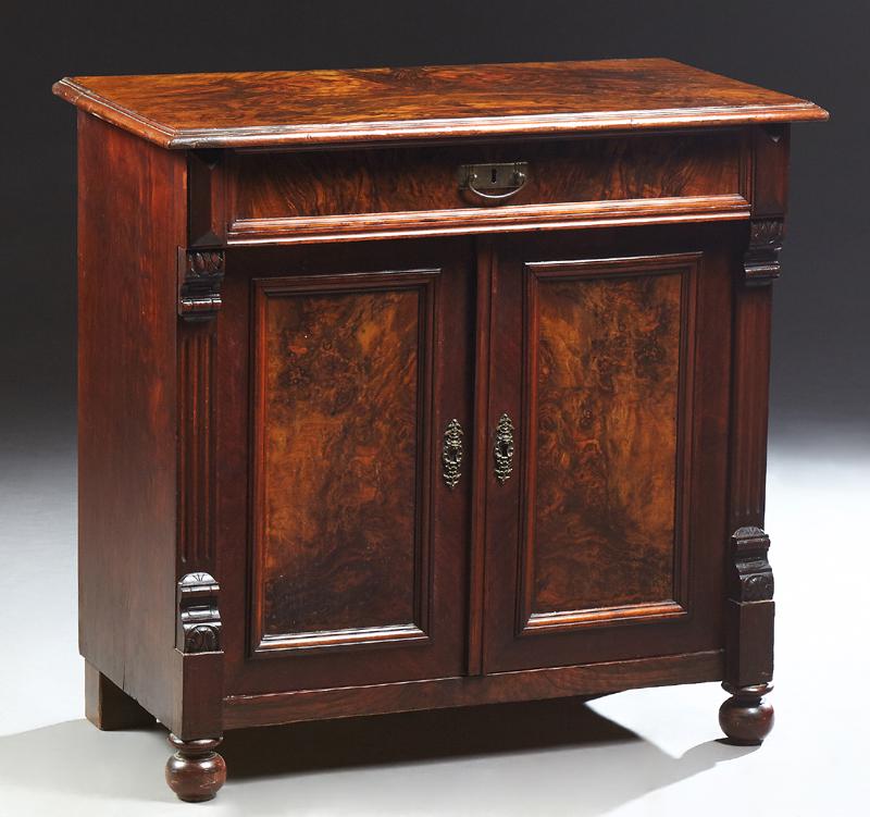 Diminutive Louis Philippe Style Burled Walnut Writing (1 of 1)