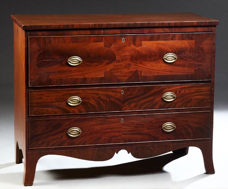 English Carved Mahogany Butler's Secretary, late 19th (1 of 2)