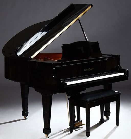 Kohler And Campbell Ebonized Baby Grand Piano 20th C Nov 16 2019 Crescent City Auction Gallery In La