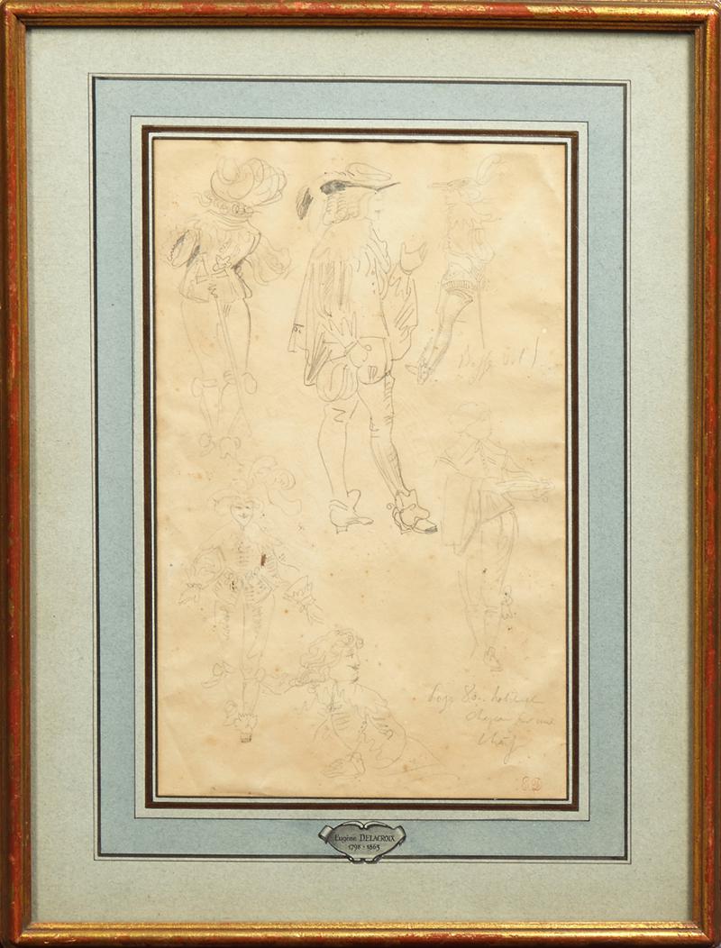 Eugene Ferdinand Victor Delacroix (1798-1863, France), (1 of 6)