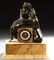 Exceptional French Gilt Bronze Figural and Ocher Marble