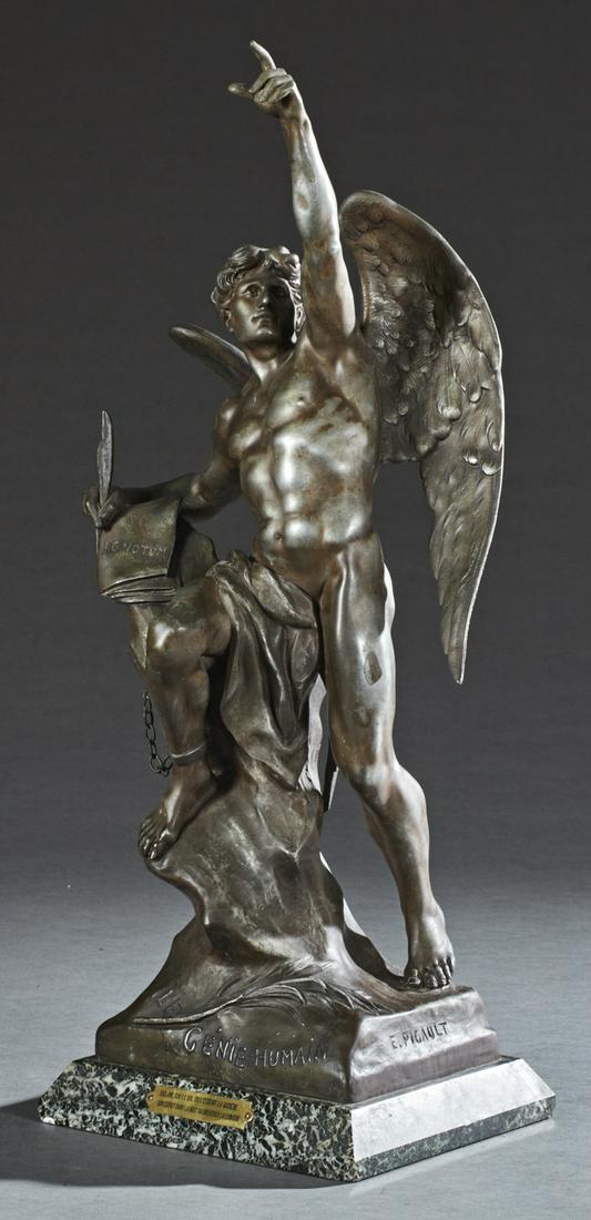 After Emile Louis Picault (1833-1915), "Le GÃ©nie (1 of 1)