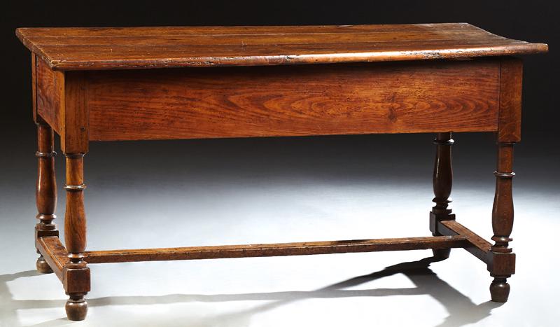 French Provincial Carved Oak and Pine Petrin, 19th c., (1 of 1)