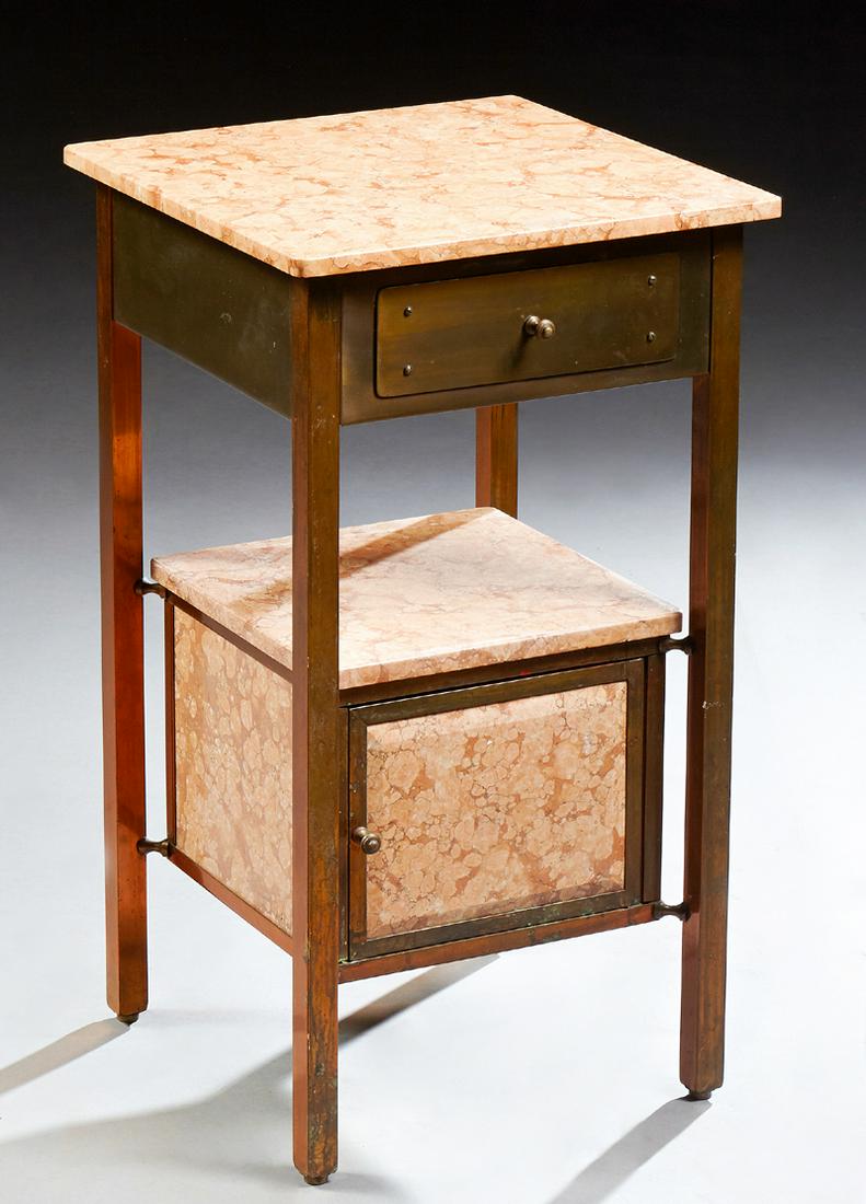 Unusual French Mid-Century Modern Brass and Copper (1 of 1)