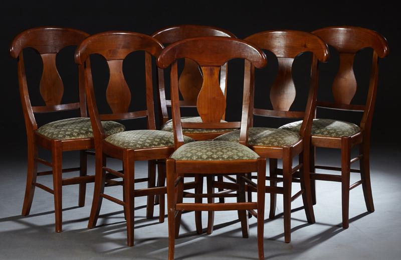 Set of Six French Louis Philippe Style Carved Walnut (1 of 11)