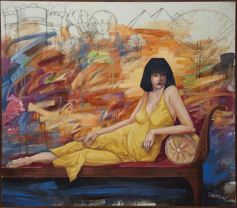 John Dawson (Arizona), "Egyptian Woman on a Recamier," (1 of 1)