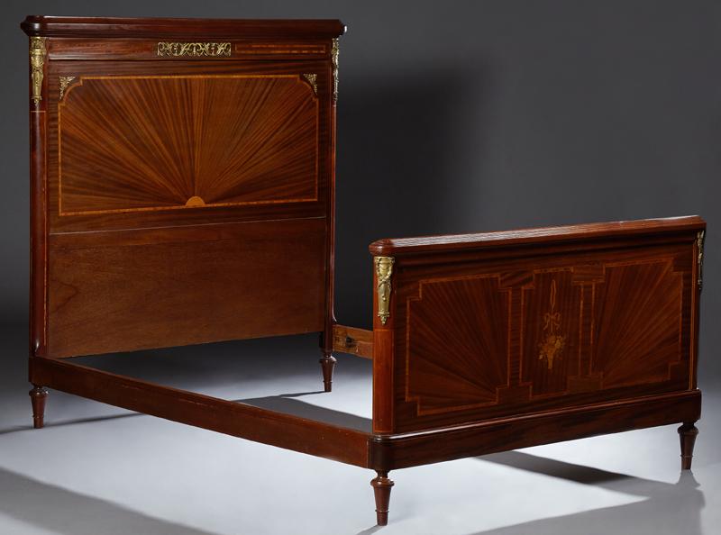 French Louis XVI Style Ormolu Mounted Inlaid Mahogany (1 of 1)