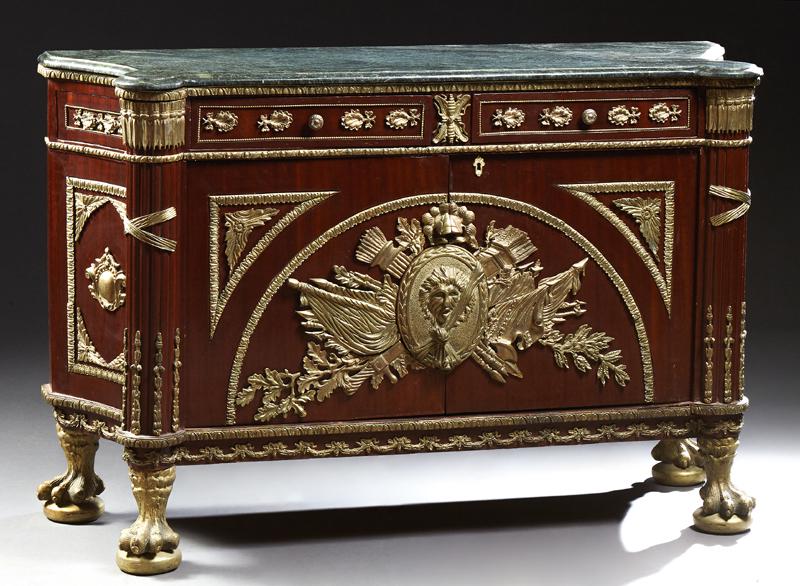 French Empire Revival Style Ormolu Mounted Mahogany (1 of 1)
