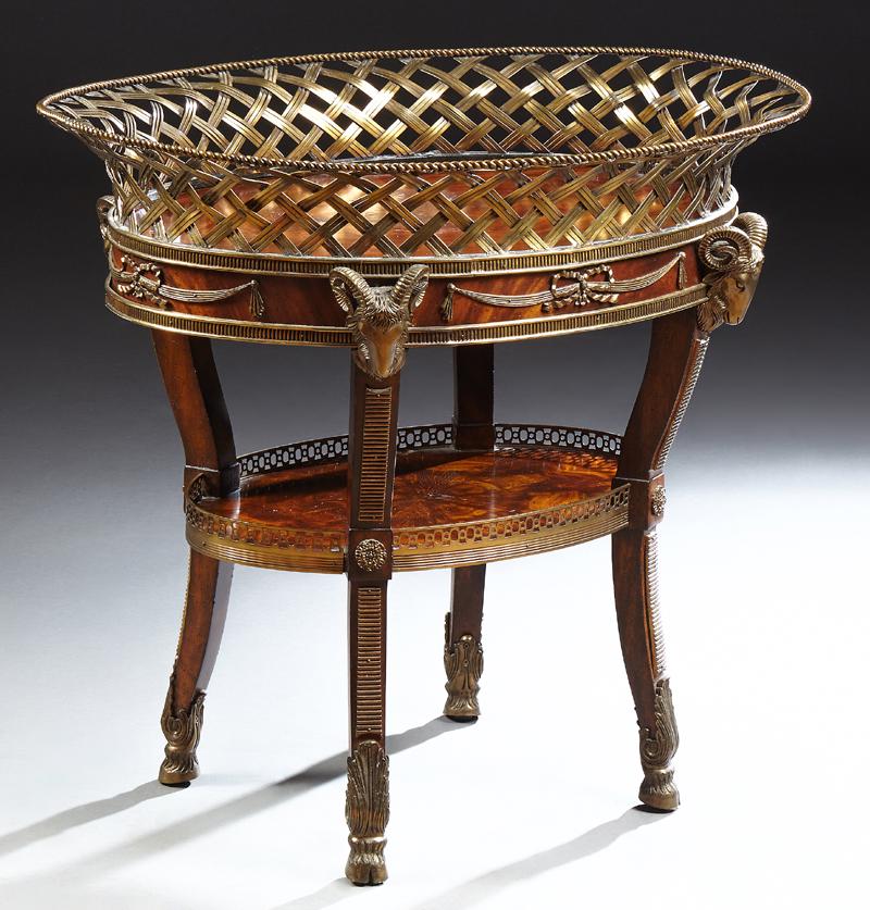 Maitland Smith Louis XVI Style Mahogany Occasional (1 of 7)