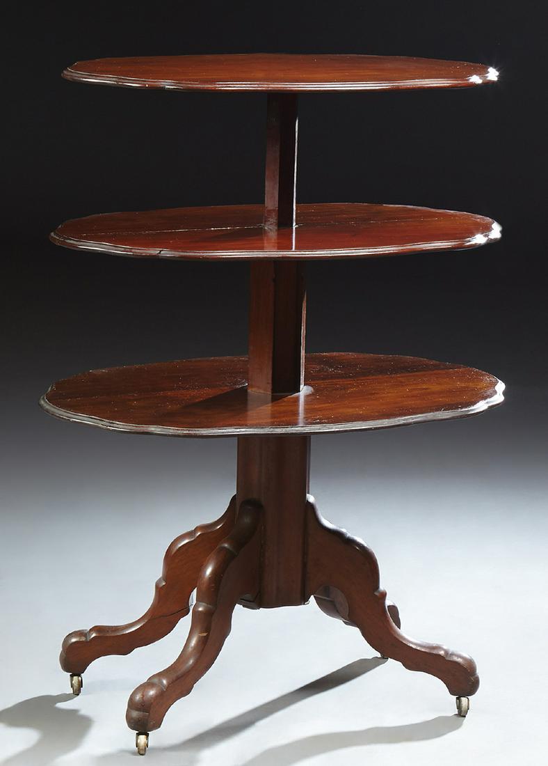 Victorian Mahogany Metamorphic Three-Tier Dumbwater, (1 of 1)