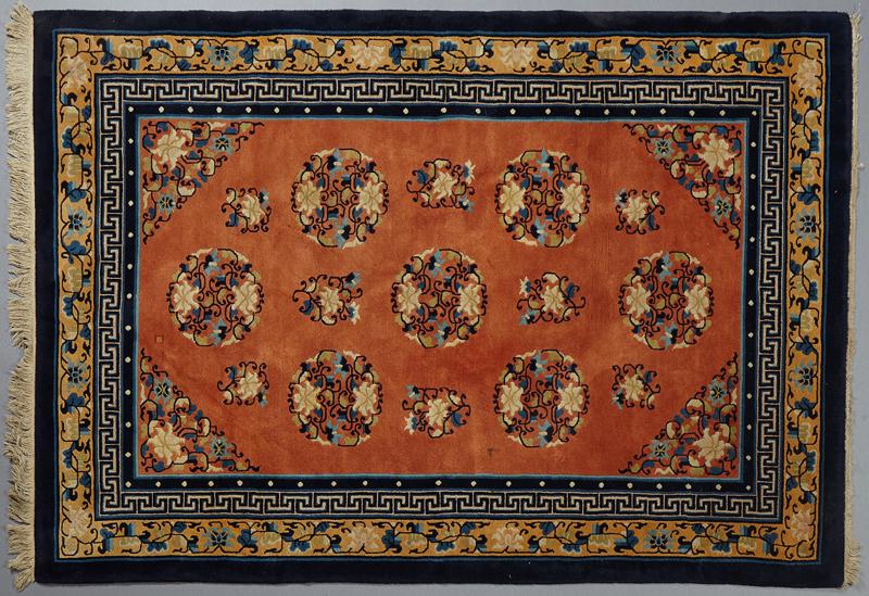 Chinese Style Carpet, 4' 7 x 6' 7. (1 of 1)
