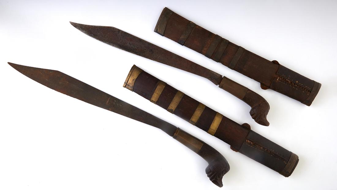Two Philippine Barong Swords, early 20th c., used by (1 of 1)