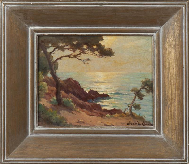 Jean Latone, "Coastal Scene Through the Pines," 20th (1 of 1)