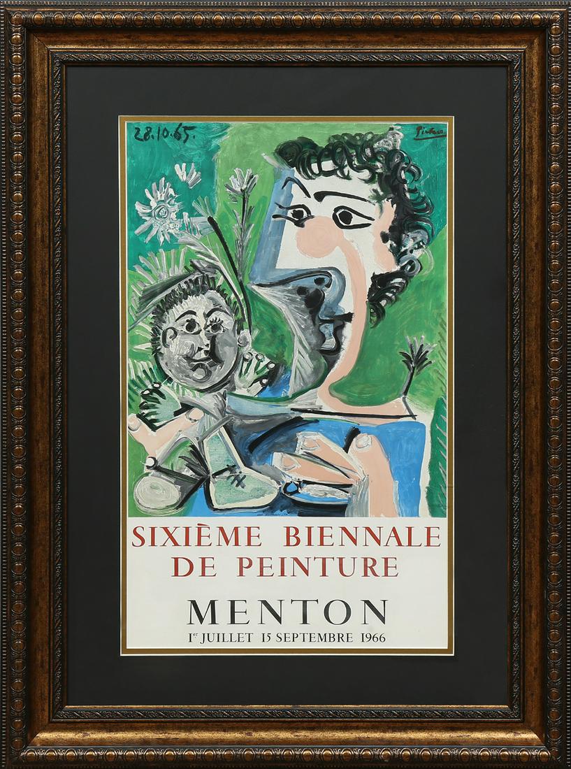 After Pablo Picasso (1881-1973, Spanish), "Siexeme (1 of 2)