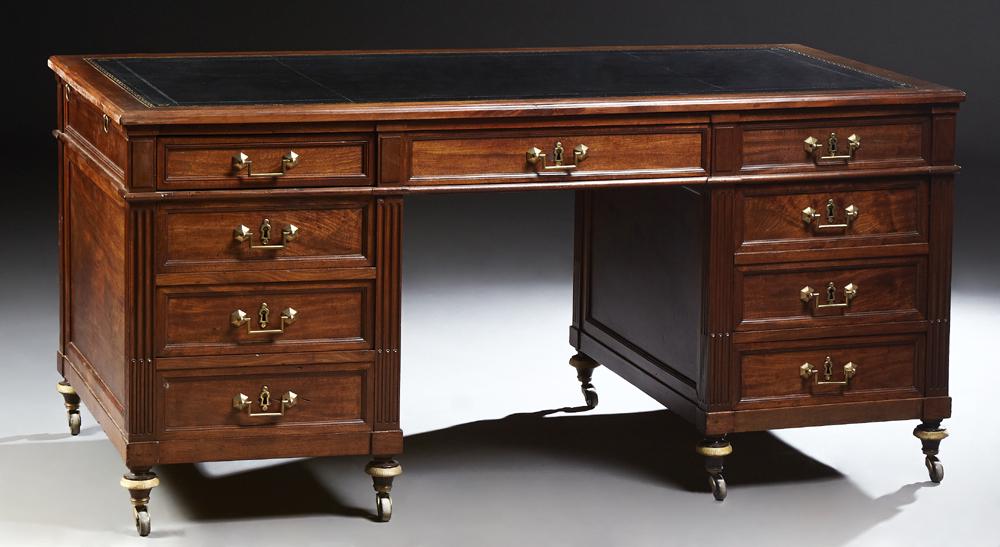 French Ormolu Mounted Louis XVI Style Carved Walnut (1 of 3)