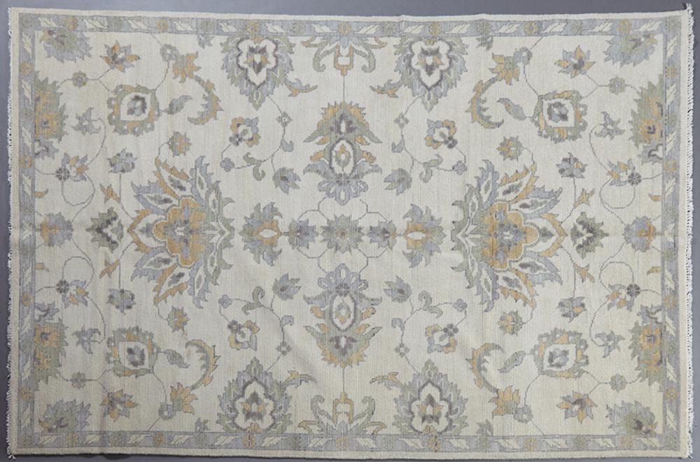 Turkish Sultanabad Carpet, 6' 2 x 9' 3. (1 of 1)
