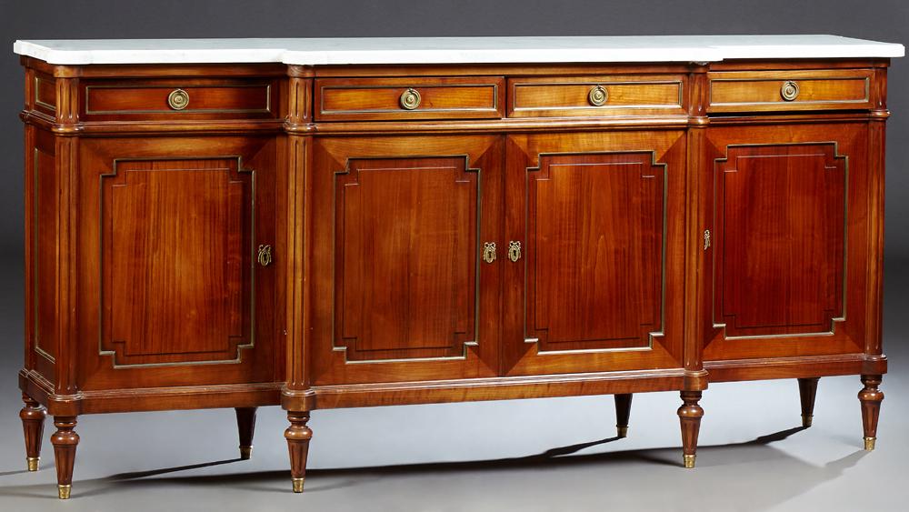 French Louis XVI Style Ormolu Mounted Carved Cherry (1 of 14)