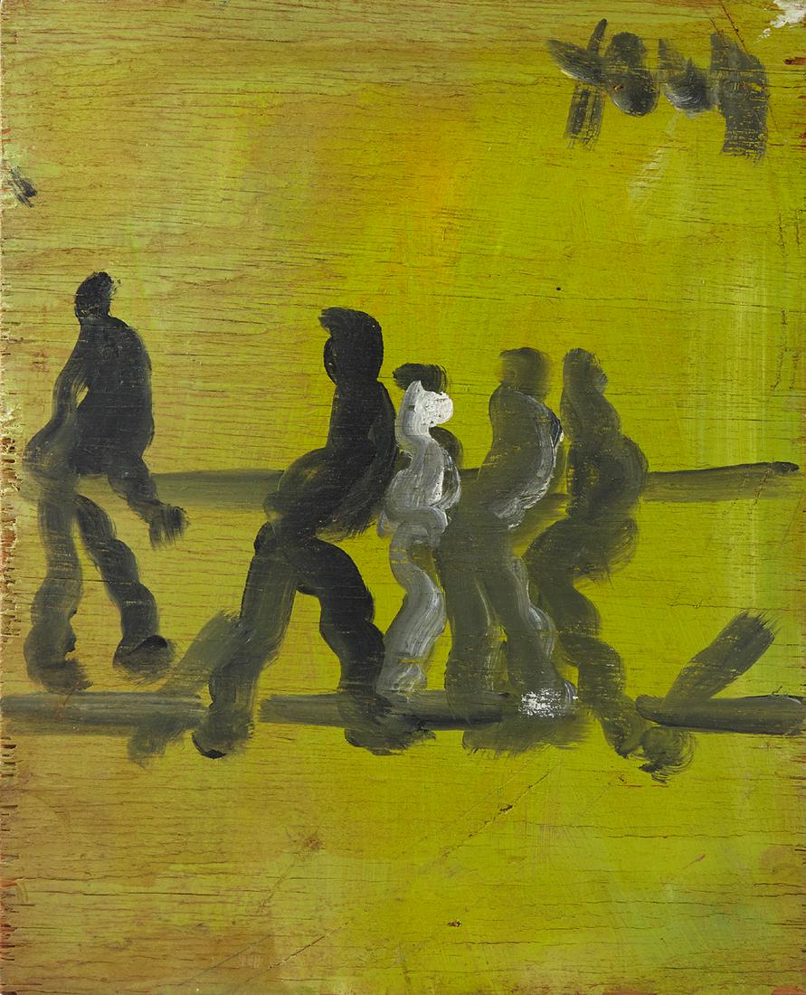 Purvis Young (1943- 2010, American), "Black and White (1 of 1)