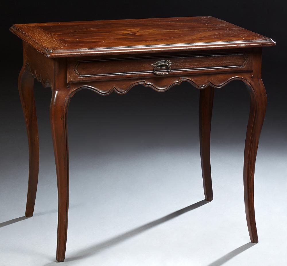 French Provincial Louis XV Style Writing Table, late (1 of 1)