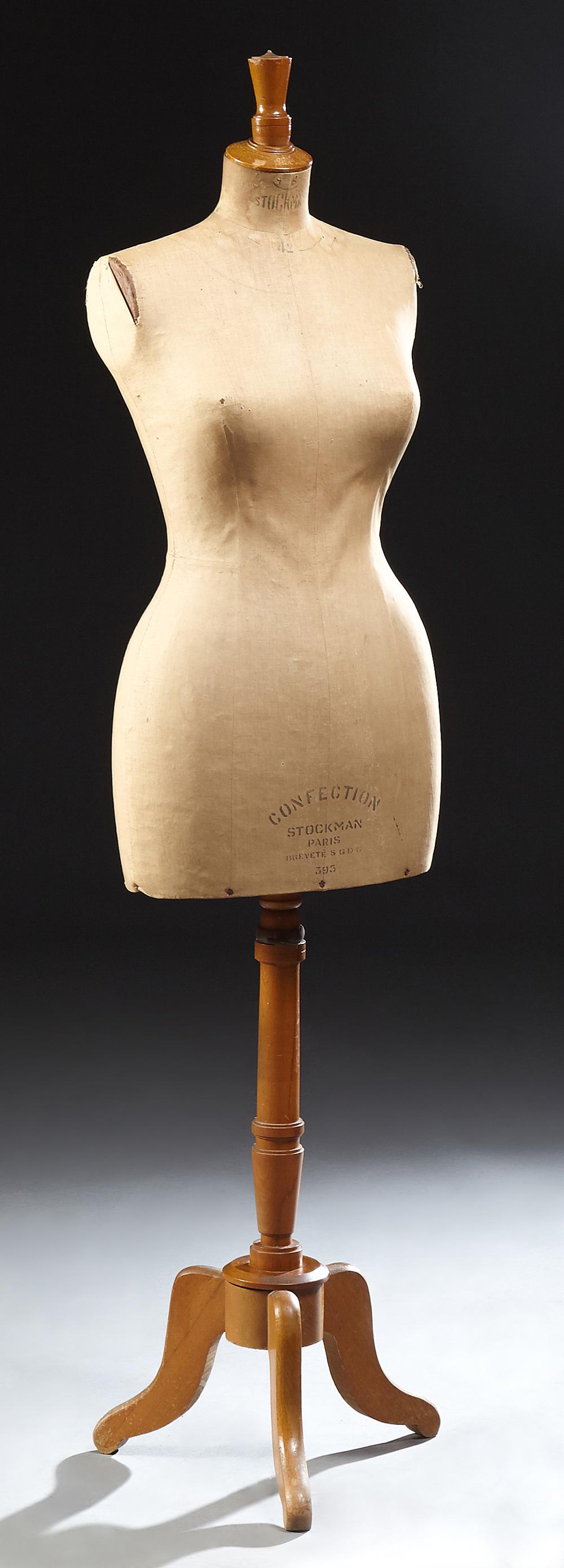 French Woman's Mannequin, late 19th c., marked (1 of 1)