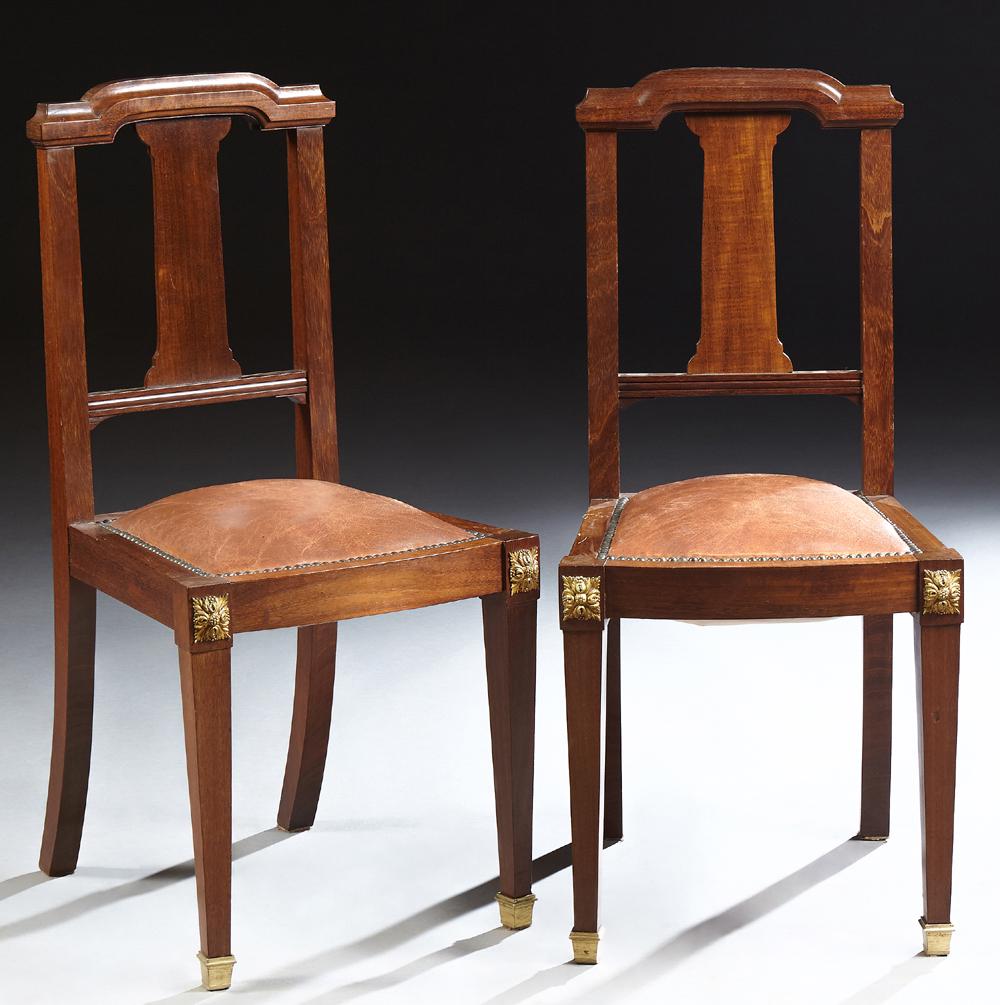 Pair of French Empire Style Ormolu Mounted Carved (1 of 1)