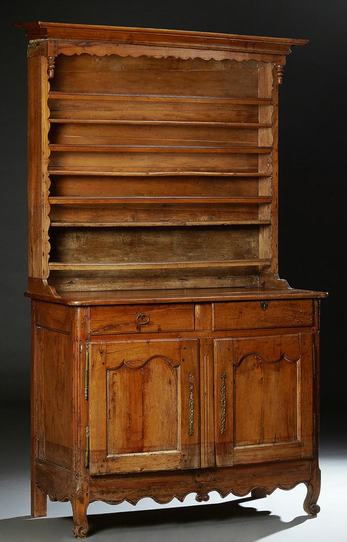 French Louis XV Style Carved Oak Vaisselier, 19th c., (1 of 1)