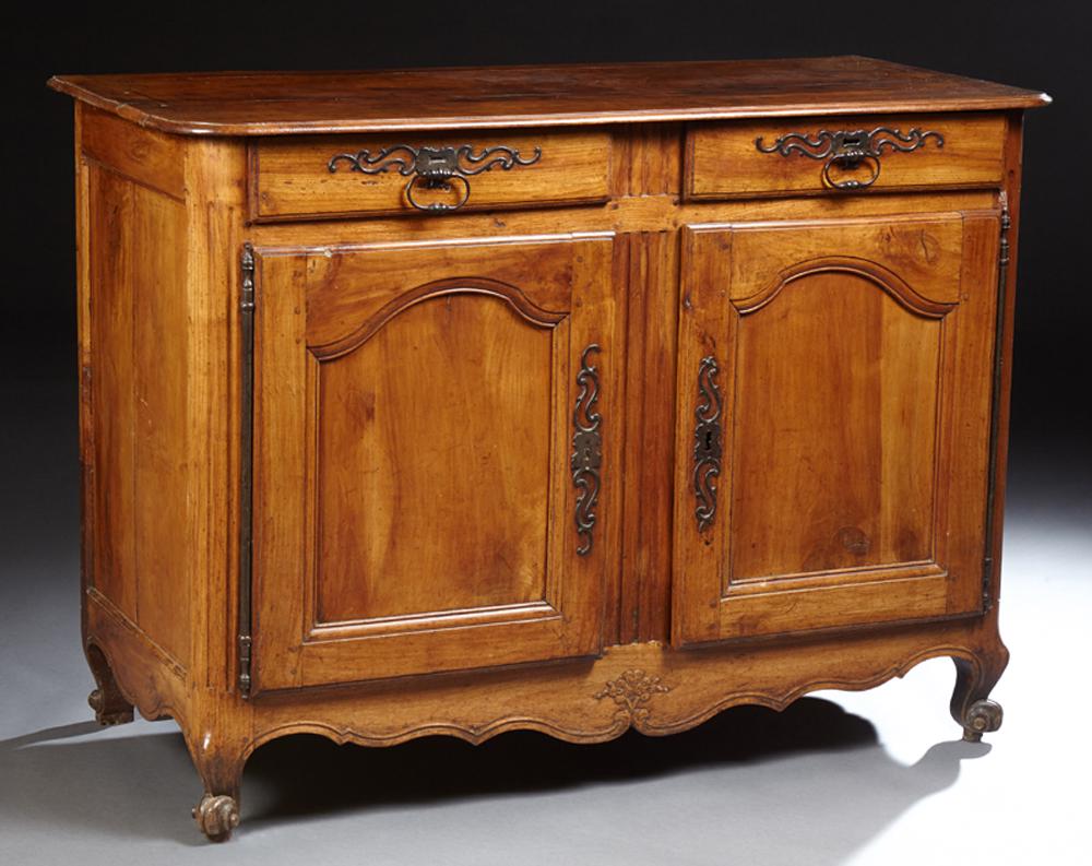 French Provincial Louis XV Style Carved Walnut (1 of 1)