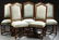 Set of Eight French Louis XVI Style Carved Walnut