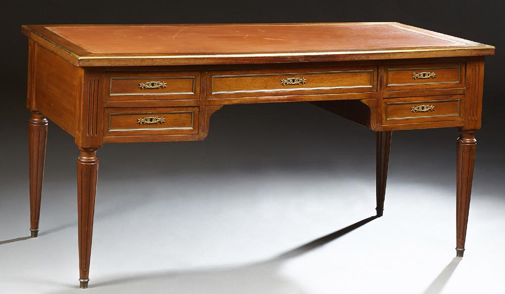 French Ormolu Mounted Louis XVI Style Carved Mahogany (1 of 1)