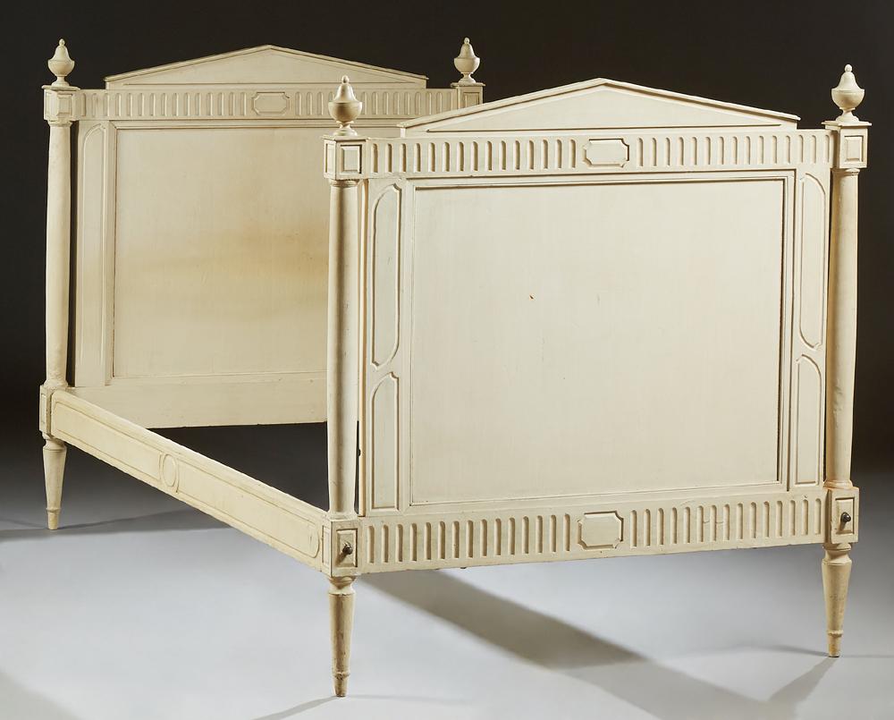 French Provincial Louis XV Style Polychromed Beech Day (1 of 1)