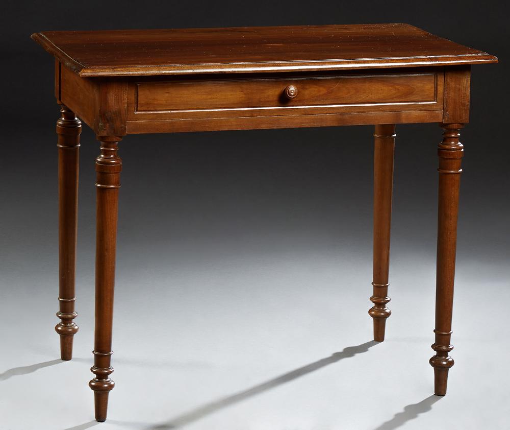 French Louis Philippe Carved Walnut Writing Table, 19th (1 of 1)