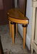 Biedermeier Style Inlaid Maple Demilune Console Table - 2