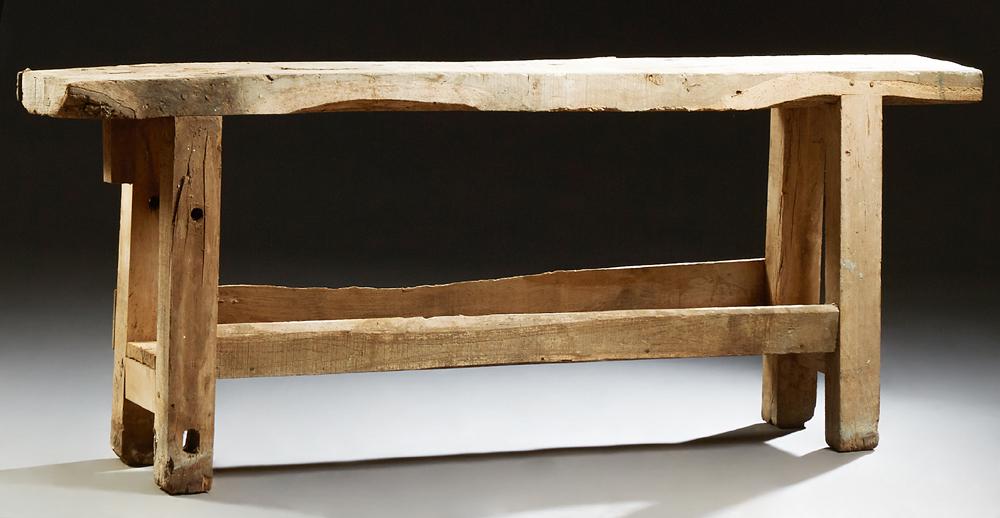 French Provincial Carved Elm Cabinetmaker (1 of 4)