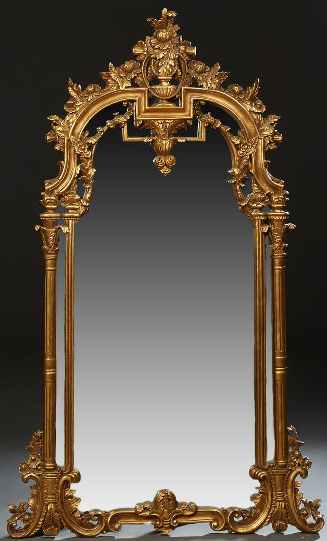 Aesthetic Style Gilt Overmantle Mirror, 20th c., the (1 of 1)