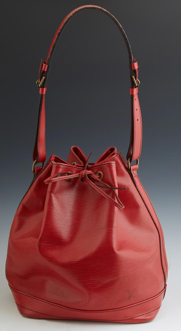 Louis Vuitton Noe GM Red Epi Leather Bucket Bag, with (1 of 2)