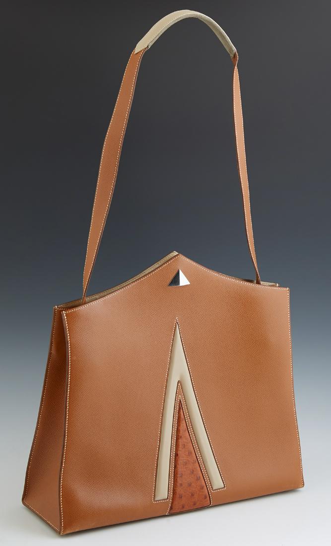 Hermes Victoria Brown Clemence Leather Cabas Shopper, (1 of 2)