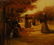Louis Van Der Pol (1896-1982, Dutch), "Autumn Stroll in - 2