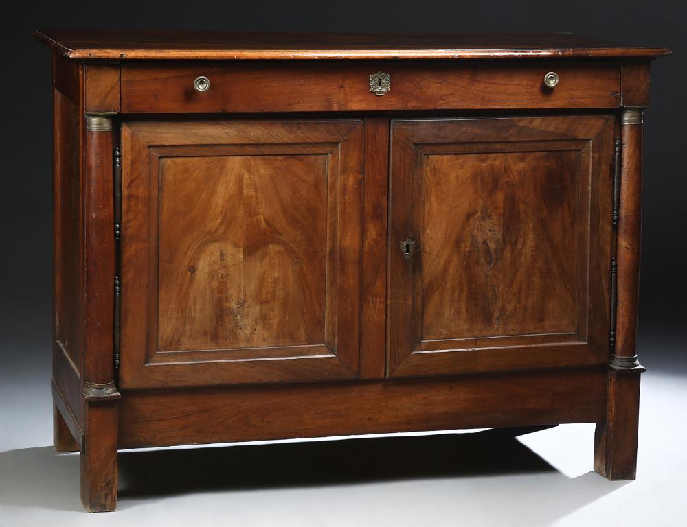 French Empire Style Carved Walnut Sideboard, mid 19th (1 of 15)