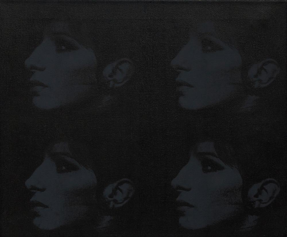 Deborah Kass (1952-, New York), "4 Black Barbaras," (1 of 8)