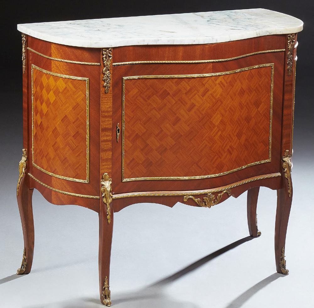 Diminutive Louis XV Style Ormolu Mounted Marble Top (1 of 1)