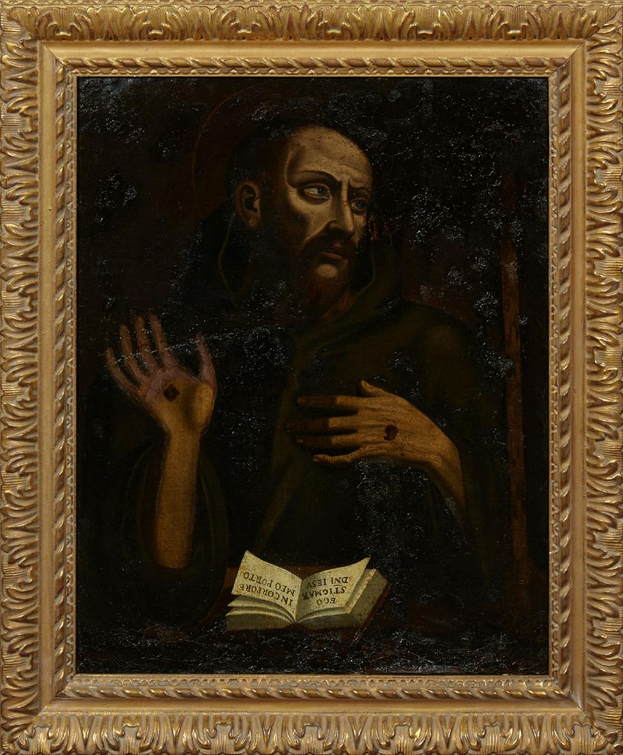 Continental School, "Portrait of St. Francis with (1 of 6)