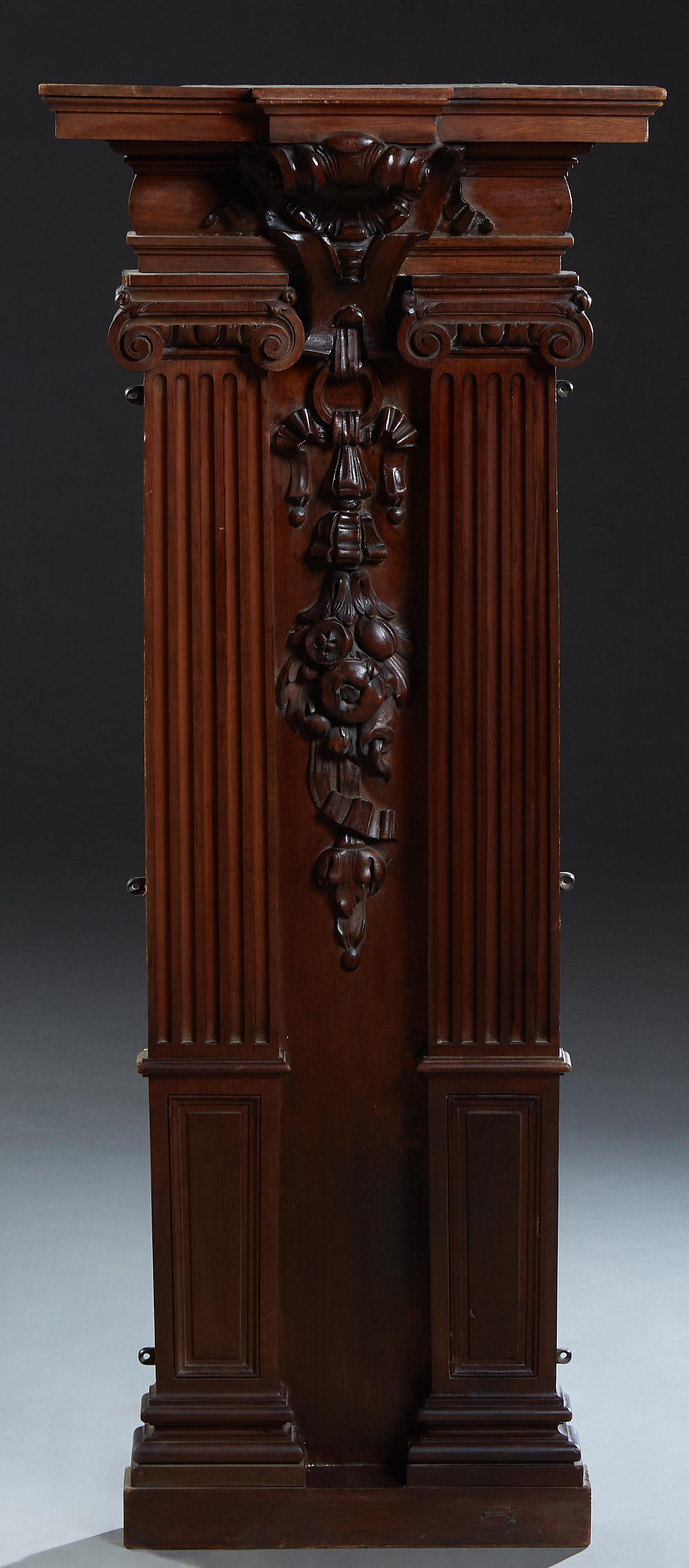 Victorian Carved Walnut Architectural Element, 19th c., (1 of 5)