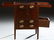 English Georgian Style Mahogany Beau Brummel, 19th c., - 2