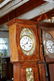 French Provincial Faux Bois Pine Tallcase Clock, 19th