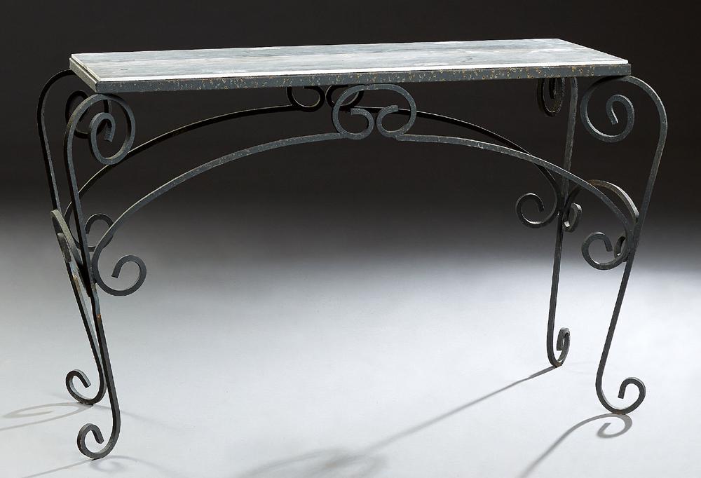 Large Cast Iron Garden Console Table 20th 21st C Nov 14 2020 Crescent City Auction Gallery In La Large Cast Iron Garden Console Table, Iron Garden Console Table