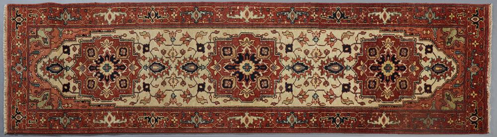 Agra Serapi Runner, 2' 8 x 9' 9. (1 of 1)