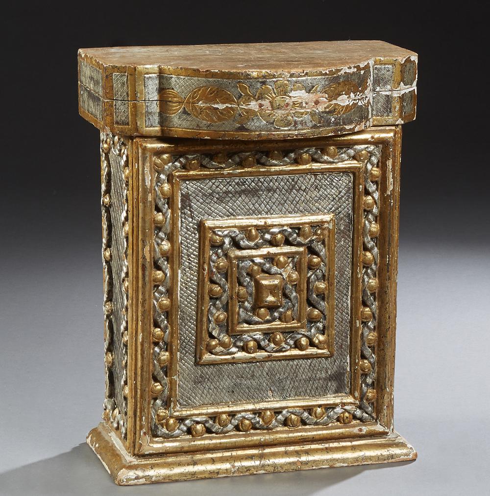 Italian Carved Wood Reliquary Cabinet, 18th/19th c., (1 of 1)