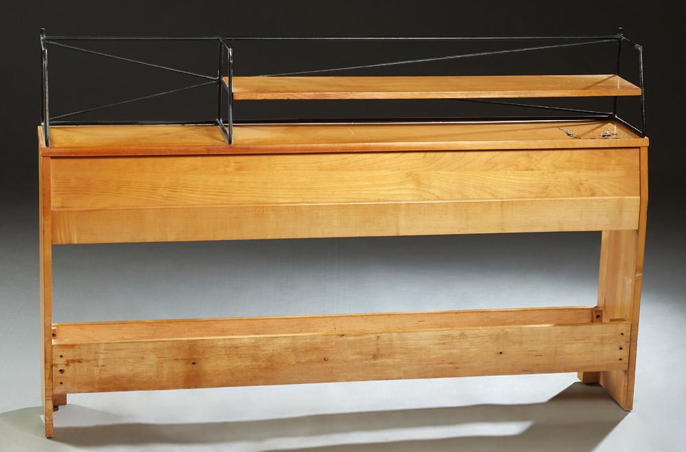 Paul McCobb Planner Group Maple and Wrought Iron Double (1 of 1)